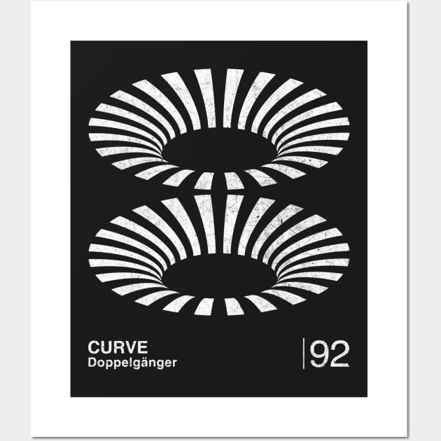 Curve / Minimalist Graphic Design Fan Artwork Wall Art by saudade